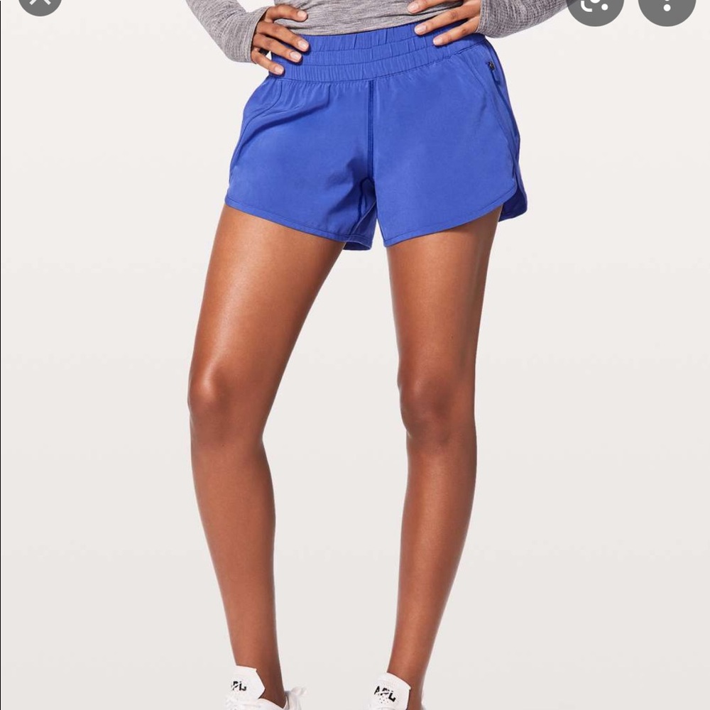 Lululemon Tracker shorts Moroccan Blue size 12
